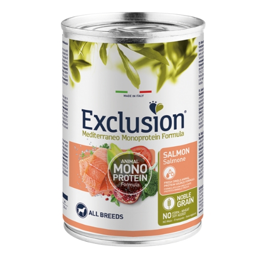 Exclusion | אקסלוז'ן שימור מזון סלמון לכלבים בוגרים