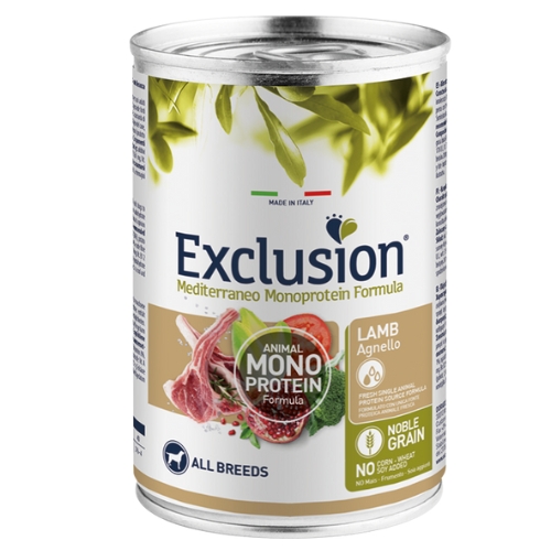 Exclusion | אקסלוז'ן שימור מזון כבש לכלבים