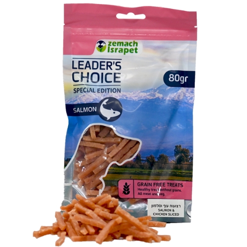 חטיף טבעי מקלוני סלמון - לידר צ'וייס