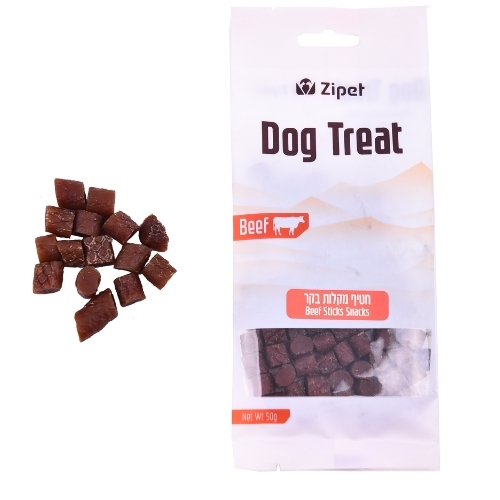 חטיף אילוף Dog Treat- גרם 50 גרם - מקלות בקר