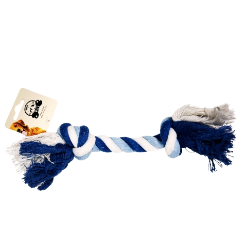 חבל משיכה איכותי לכלב – עם קשרים לחיזוק שיניים ולמשחקי אינטראקציה