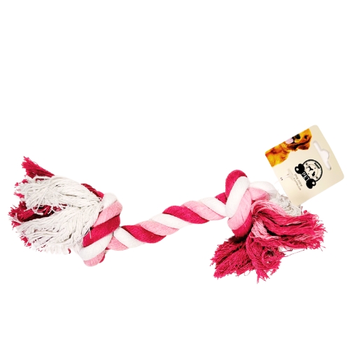 חבל משיכה איכותי לכלב – עם קשרים לחיזוק שיניים ולמשחקי אינטראקציה